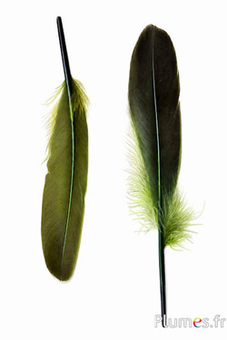 Ente - 18-20 cm, links und rechts - kaki-schwarz